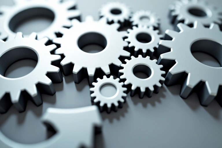 Gears turning, symbolizing policy updates and changes